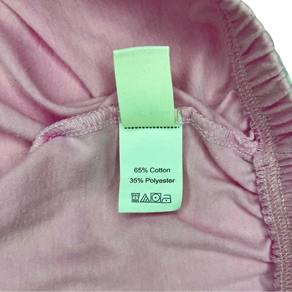 ROMWE Pink Lace-Trim Soft Comfy Pajama Shorts - Picture 8 of 8